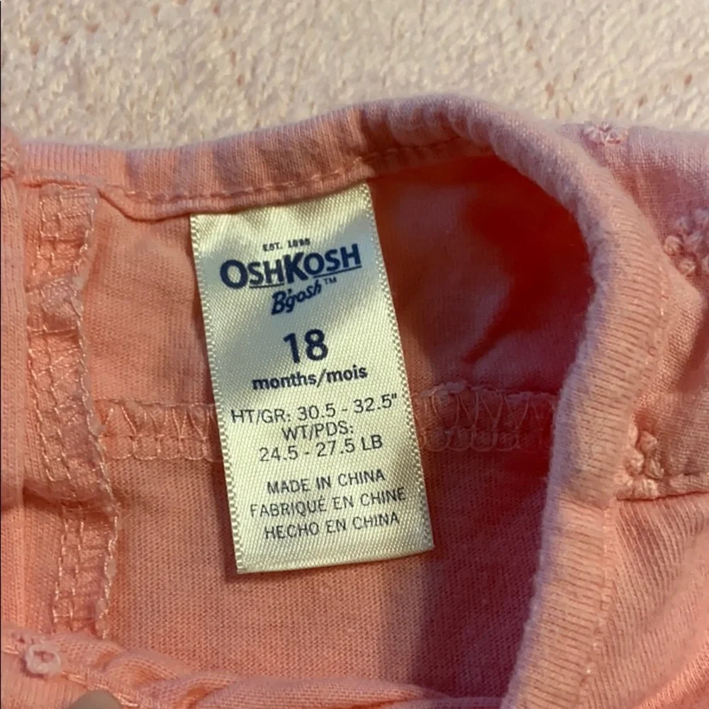 3/$10 Lot of 2 Osh Kosh Toddler Girl Summer Tops
